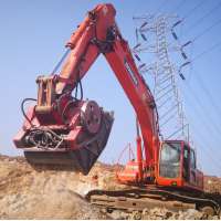 excavator bucket stone crusher/hydraulic concrete crusher bucket