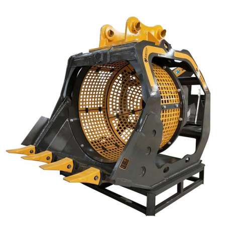 Hydraulic Rotary screen bucket for yarnma excav