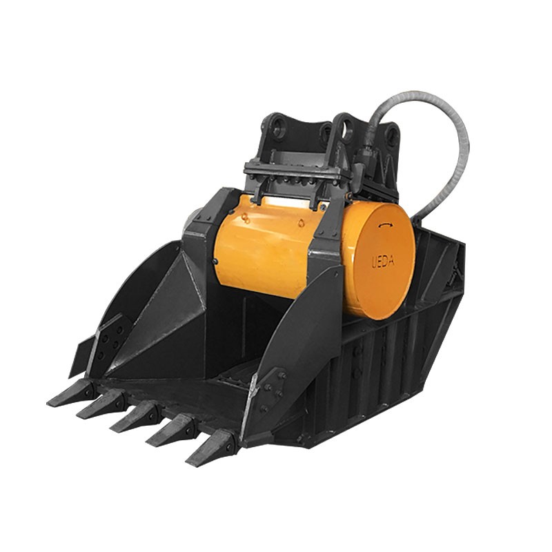 CAT small excavator bucket stone jaw crusher